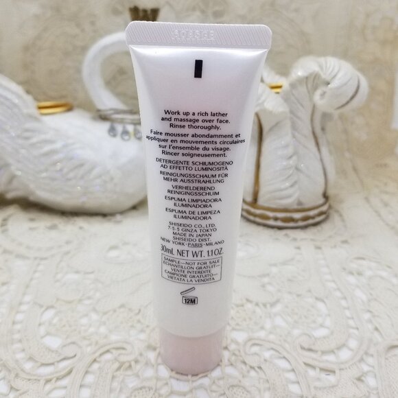 2X Shiseido White Lucent Brightening Cleansing Foam 1.1oz/30ml total60ml - Picture 3 of 6